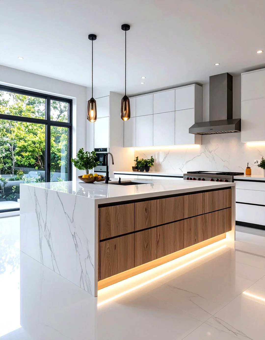 Kitchen Splashback & Floor Tiling